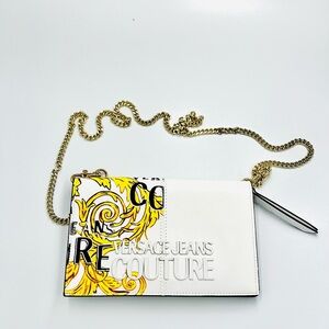 Versace Jeans Couture Baroque Crossbody Bag EUC